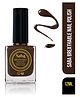 Saba Breathable Long Stay Nail Paint Enriched with Argan Oil Dark Chocolate - 12 ml