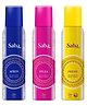 Saba Afrin, Filza & Fresh | No Alcohol Deodorant Body Spray | For Women (150 ml Each, Pack of 3)