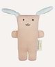 Abracadabra Organics Collectible Muslin Cuddle Toy Bella The Bunny Pink -Height 18 cm