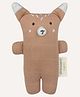 Abracadabra Organics Collectible Muslin Cuddle Toy Freddy The Fox Brown  - Height 18 cm