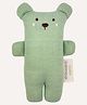 Abracadabra Organics Collectible Muslin Cuddle Toy Boris The Bear  Green - Height 18 cm