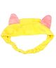 Tia Hair Accessories Strechy Bunny Headband - Yellow