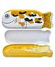 FunBlast Cute Fish Design Metal Pencil Box - Yellow