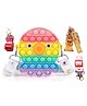 FunBlast Pop It Sling Bag With Keychain - Multicolor