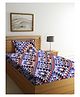 Arrabbi Single Bed Cotton Bedsheet and Pillow Cover - Multicolour 