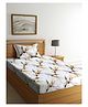 Arrabi Single Bed Cotton Bedsheet and Pillow Cover - Multicolor