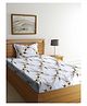 Arrabi Single Bed Cotton Bedsheet and Pillow Cover - Multicolor