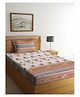Arrabi Single Bed Cotton Bedsheet and Pillow Cover  Multicolour