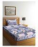 Arrabi Bed Cotton Single Bedsheet and Pillow Cover  Multicolour