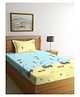 Arrabi Single Bed Cotton Bedsheet and Pillow Cover - Multicolour