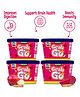Bebe Burp Organic Baby Puffed Rice Porridge - Apple & Beetroot, Preservative-Free, 4-Pack, 25g Each