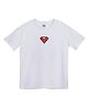 The Souled Store DC Comics Featuring Half Sleeves Superman Logi Printed Tee - White