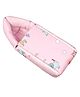 R for Rabbit Snuggy Baby Sleeping Bag & Carry Nest 100% Cotton Holding Bedding Set for New Born Babies, Portable Travel Friendly 3 in 1 Convertible Set of Infants Upto 12 Month 75x48 Cm (Blush Pink)