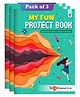 Target Publication My Fun Project Book Single Line Ruled Combo of 3 - 32 Pages Each