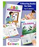 ABCD Alphabet Colouring Book and Blossom Bird Colouring Book Set of 2 Coloring Book for Kids - English