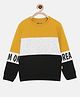3PIN Full Sleeves Colorblocked Sweatshirt - Yellow
