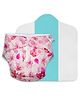 SuperBottoms Freesize UNO Cloth Diaper (3M - 3Y) Reusable with 1 Dry Feel Pad, Absorbs 4-5 Pees - Cherry Blossom
