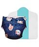 SuperBottoms Freesize UNO Cloth Diaper (3M - 3Y) Reusable with 1 Dry Feel Pad, Absorbs 4-5 Pees - Good Cat-titude