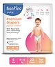 Bonfino Premium Tape Style Diapers With Absorbent Pore Technology Double Extra Large - 20 Pieces