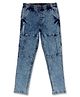 Gini And Jony Ankle Length Denim Jeans Solid- Blue