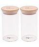 The Better Home Borosilicate Glass Jars Pack of 2 - 300 ml each 