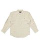 GINI & JONY Full Sleeves Mandarin Collar Shirt - Beige
