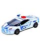AKN TOYS Police Car with Lights Friction Music and Siren Sound  Police 3D Car Police Car Super Speed Colourful Dazzling Light and Music