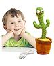 AKN TOYS Singing Talking Recording Dancing Cactus Toy - Green Brown