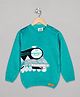 The Sandbox Clothing Co Full Sleeves Train Detailed Sweater - Blue