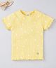 Ed-a-Mamma Cotton Sustainable Top Floral Print - Yellow