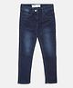 Tales & Stories Slim Fit Solid Ankle Length Jeans - Dark Blue