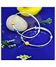 Silver Chest 92.5% Pure Silver Baby Bangle for Boy and Girl  Enamel work Crown Design Pack of 2- Silver