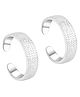 Silver Chest 92.5% Toe Ring Silver Pair For Women - Elegant Self Design Sterling Silver Toe Rings Bands
