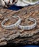 Silver Chest Toe Rings for Women Pure 92.5% Elegant And Comfortable 3D Self Design - Diameter: 4.5 cm