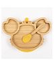 Starkiddo Crab Bamboo Suction Plate and Learning Weaning Set - Yellow