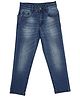 Leo Slim Fit Stretch Button Down Jeans - Blue