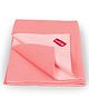 LuvLap Instadry Anti-Piling Fleece Quick Dry Baby Bed Protector Sheet, Waterproof, 70x100cm, Salmon Rose, Pack of 1