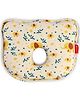 LuvLap Memory Foam Baby Head Shaping Pillow, Bunny Shape, Floral Print, Prevents Flat Head Syndrome, 0m+, Yellow