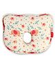 LuvLap Memory Foam Baby Head Shaping Pillow, Bunny Shape, Floral Print, Prevents Flat Head Syndrome, 0m+, Pink