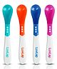 LuvLap Heat Sensitive Baby Feeding Spoon Set, BPA Free, Food-Grade Silicone, Self-Feeding, Weaning Spoon, 3M+, Multicolor, Set of 4