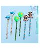 Yellow Bee Pencil with Motifs Pack of 6 - Multicolour