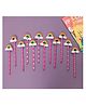 Yellow Bee Pencil with Rainbow Motifs Pack of 12 - Pink
