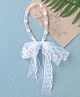 Hola Bonita Flower Applique Headband  - White