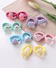 Babyhug Free Size Fruits Rubber Bands  Set of 12 -  Multicolor