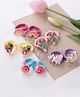 Babyhug  Free Size Unicorn Rainbow Applique Rubber Bands Set of 10 -  Multicolor