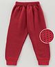 Bodycare Cotton Anti Bacterial Thermal Pants Solid- Red