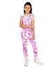 D'chica Thermal Sleeveless Tie And Dye Print Jumpsuit - Pink