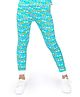 D'chica Thermal Rainbow Print Bottom - Blue