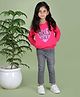 The Sandbox Clothing Co Full Sleeves Sequin Heart Embellished Sweatshirt - Pink