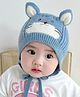 Ziory Lion Face Detailed Cap - Blue-  Diameter 50 Cms